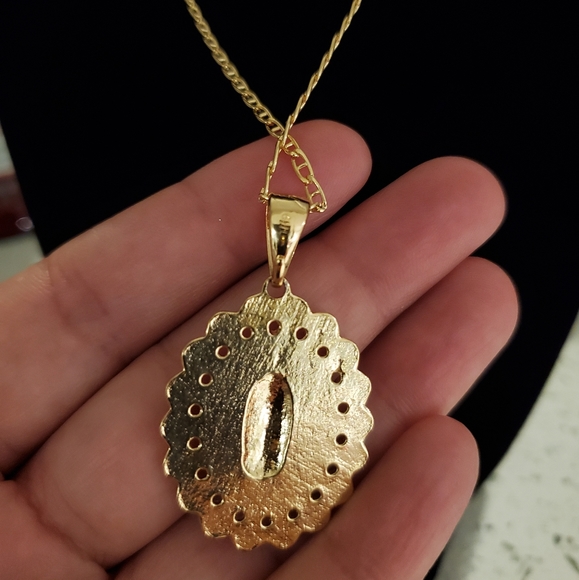 IItalian 18kt gold plated tricolor Guadelupe - Picture 10 of 10